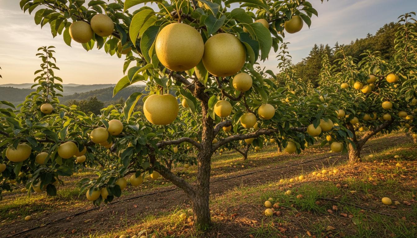 Shinseiki Asian Pear (Pyrus Pyrifolia) - Fruit Trees