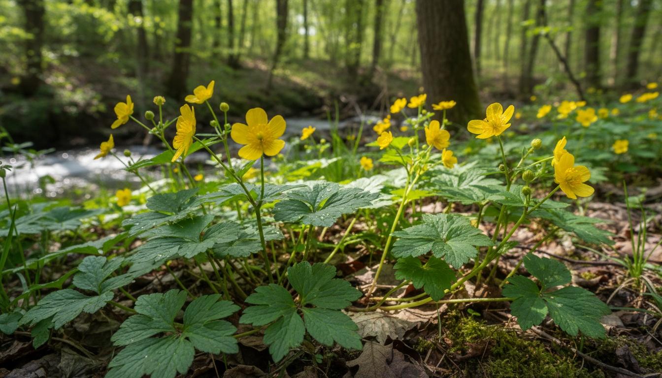 Creeping Buttercup (Ranunculus Repens) - Perennials