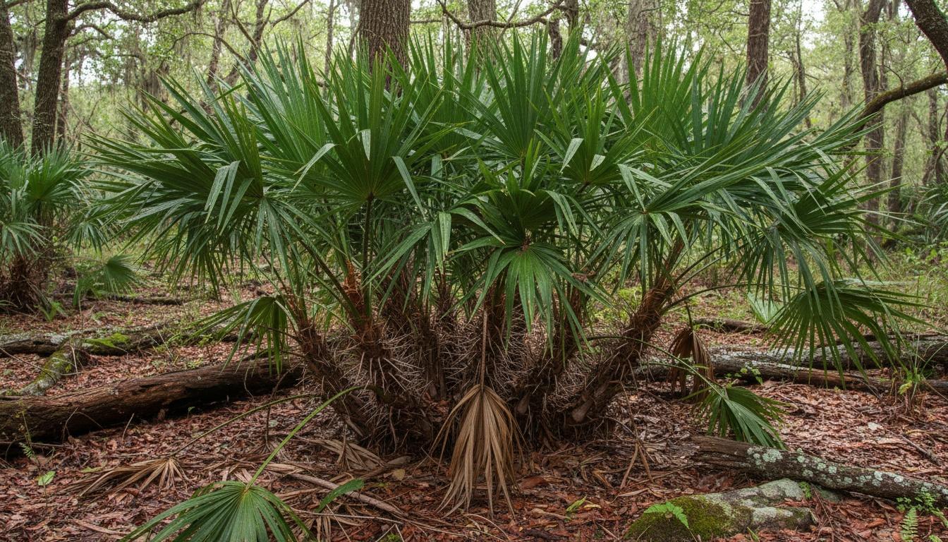 Needle Palm (Rhapidophyllum Hystrix) - Shade Trees