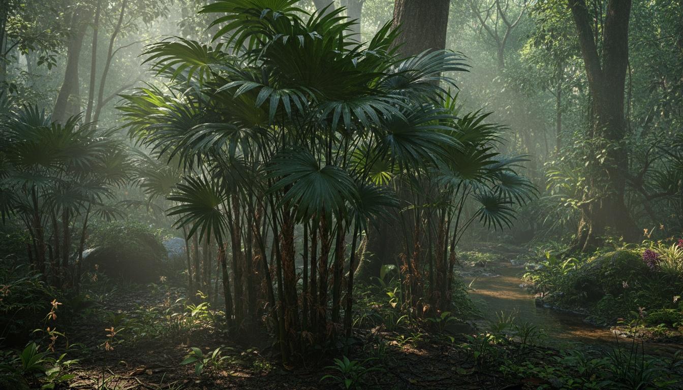 Lady Palm (Rhapis Excelsa) - Evergreen Trees