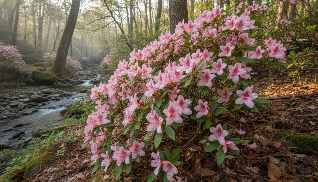 Conlee Azalea (Rhododendron 'Conlee') - Ground Layers