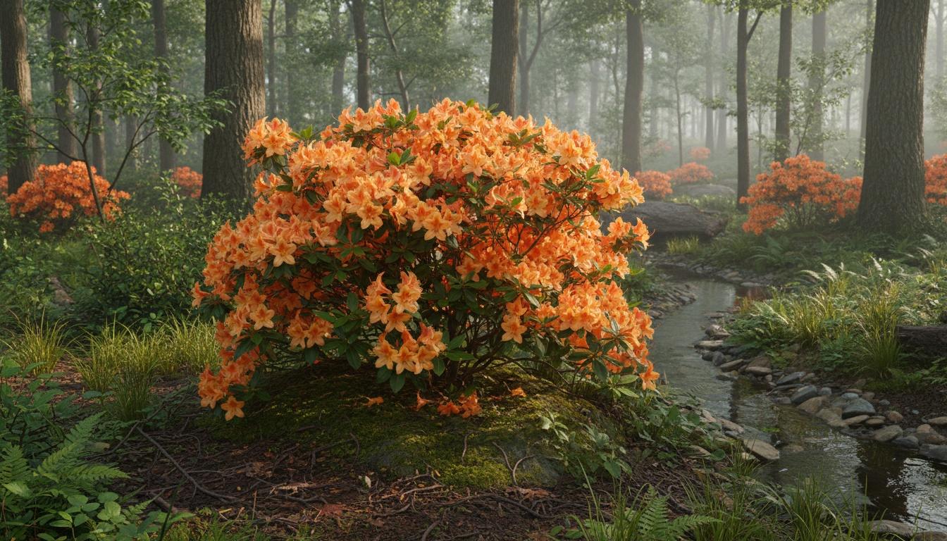 Azalea 'Mandarin Lights' (Rhododendron 'Mandarin Lights') - Ground Layers