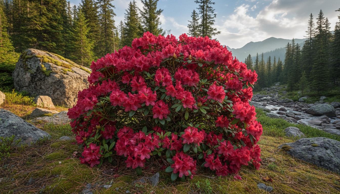 Nova Zembla Rhododendron (Rhododendron 'Nova Zembla') - Ground Layers