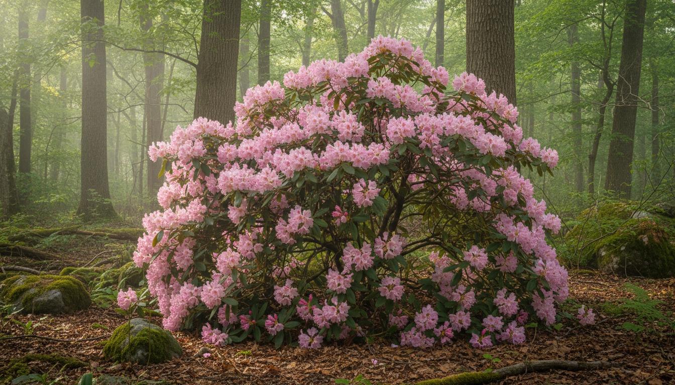 Robin Hill Rhododendron (Rhododendron 'Robin Hill') - Ground Layers