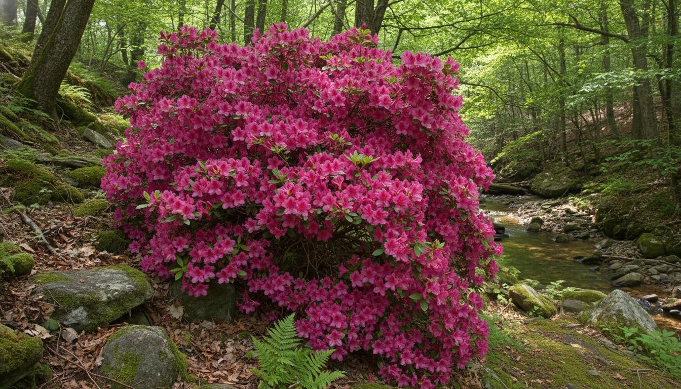 Robleg Azalea (Rhododendron 'Robleg') - Ground Layers