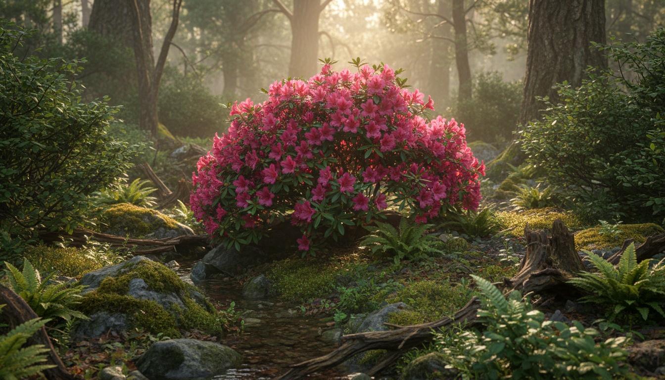 Roblen Azalea (Rhododendron 'Roblen') - Ground Layers