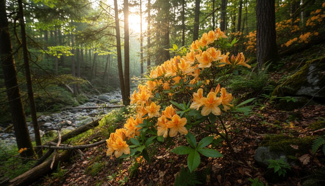 Sunglow Azalea (Rhododendron 'Sunglow') - Ground Layers
