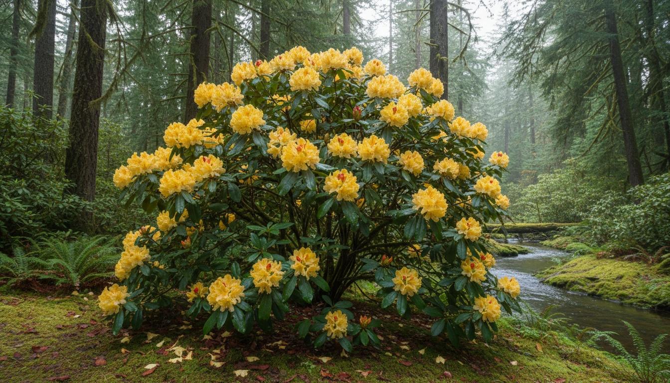 Hybrid Rhododendron (Rhododendron Hybrid) - Ground Layers