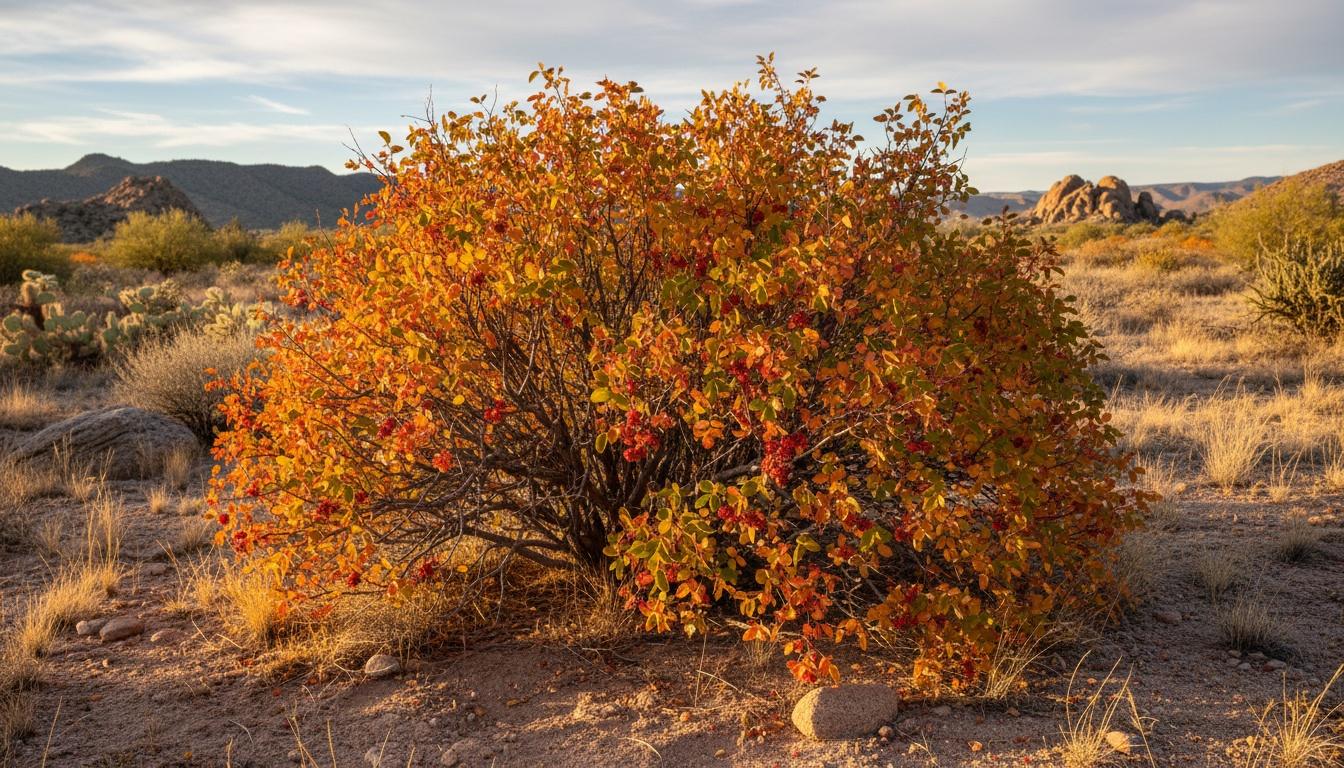 Skunkbush Sumac (Rhus Trilobata) - Ground Layers