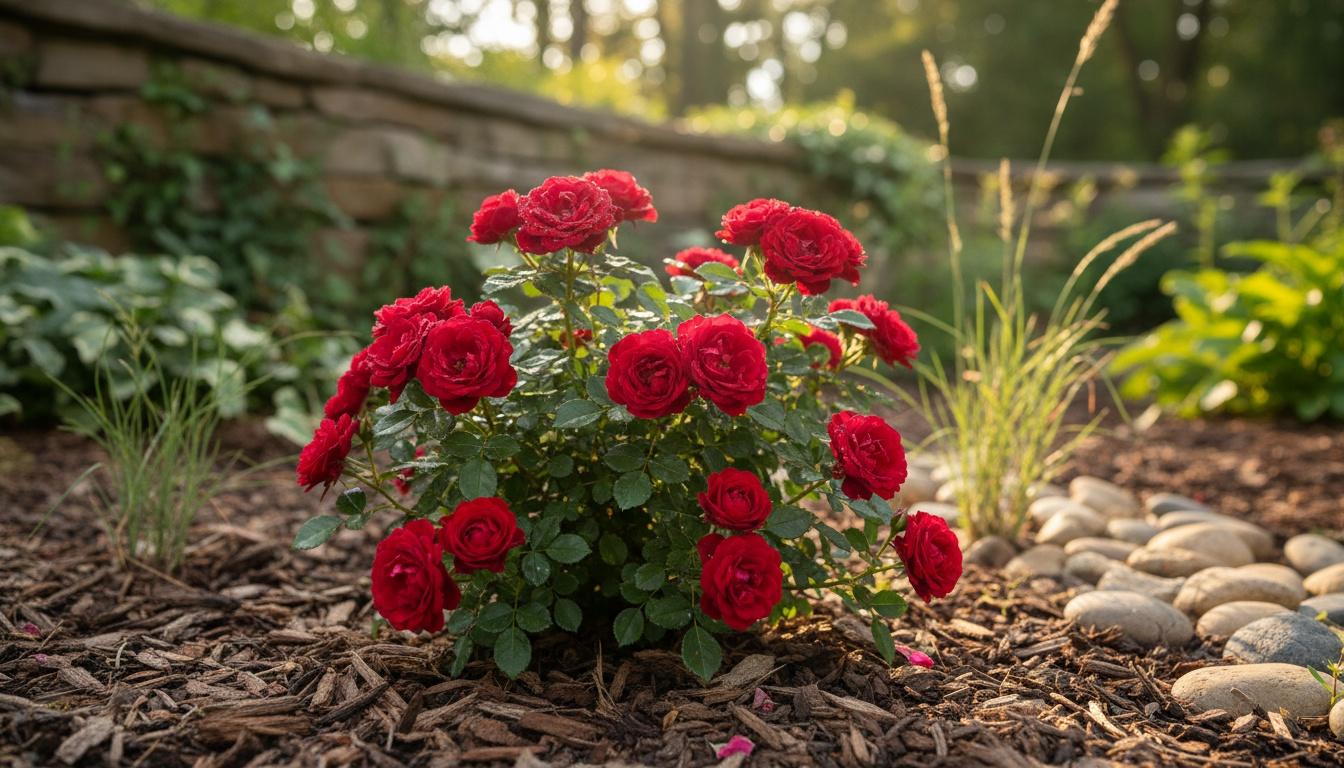 Red Miniature Knock Out Roses 'Meibenbino' Knock Out® Knock Out® (Rosa  Petite Pp30811 'Meibenbino') - Ground Layers
