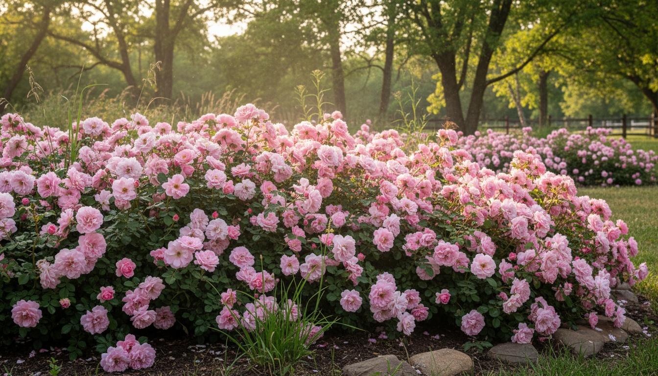 Soft Pink Groundcover Roses 'Meifranjin' Blushing Drift® Blushing Drift® (Rosa  Pp33507 'Meifranjin') - Ground Layers