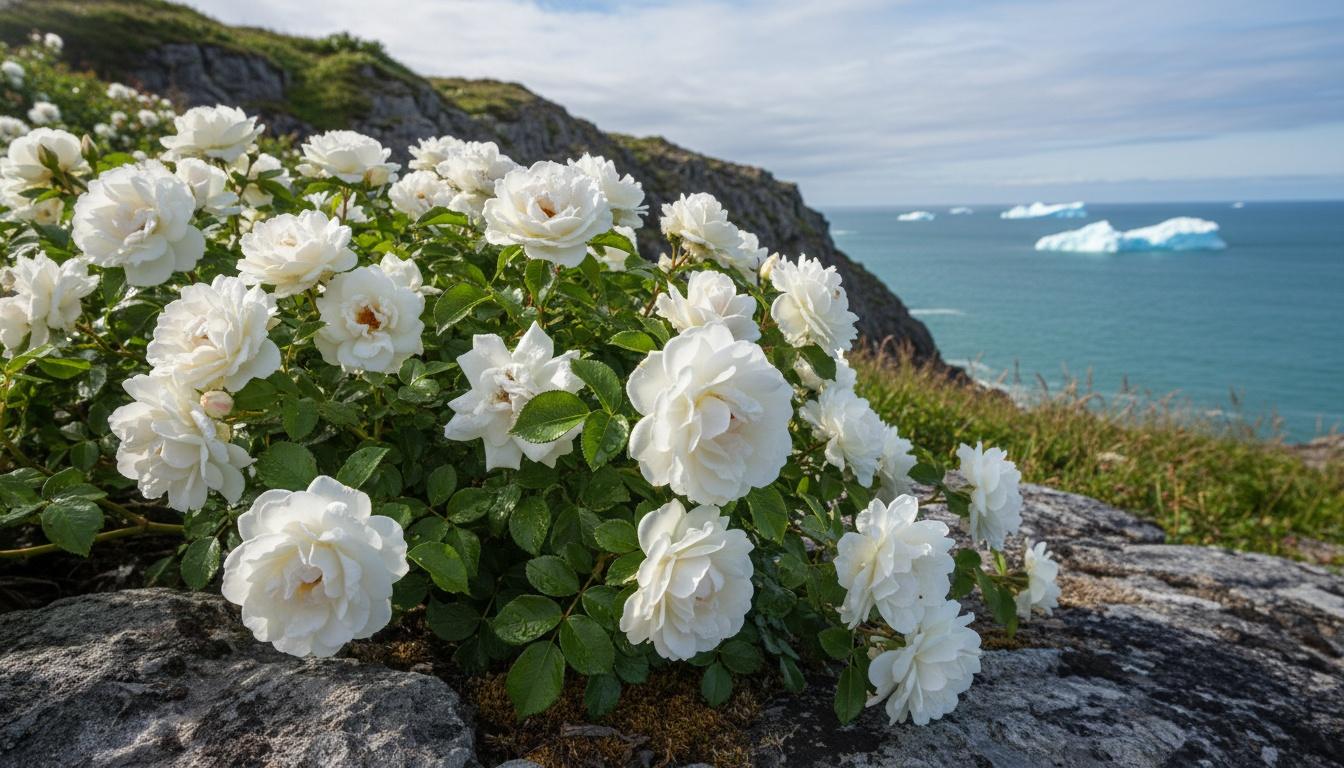 Iceberg Rose (Rosa 'Iceberg') - Ground Layers