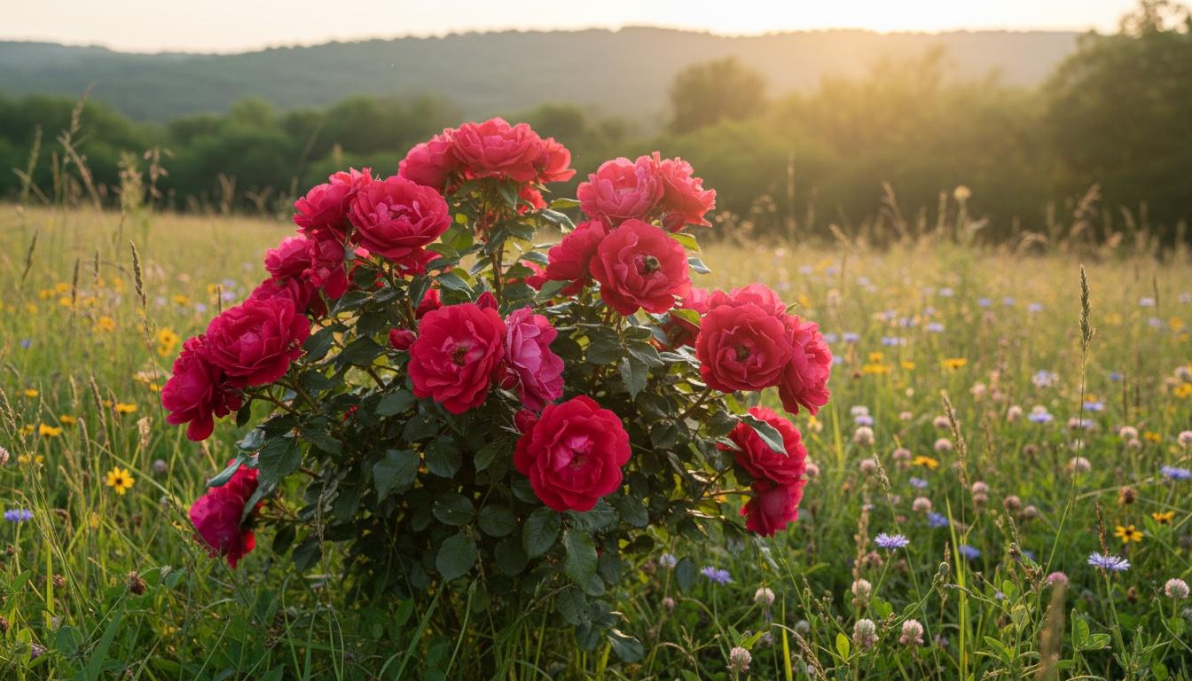 Wekzazette Knockout (Rosa 'Knock Out') - Ground Layers