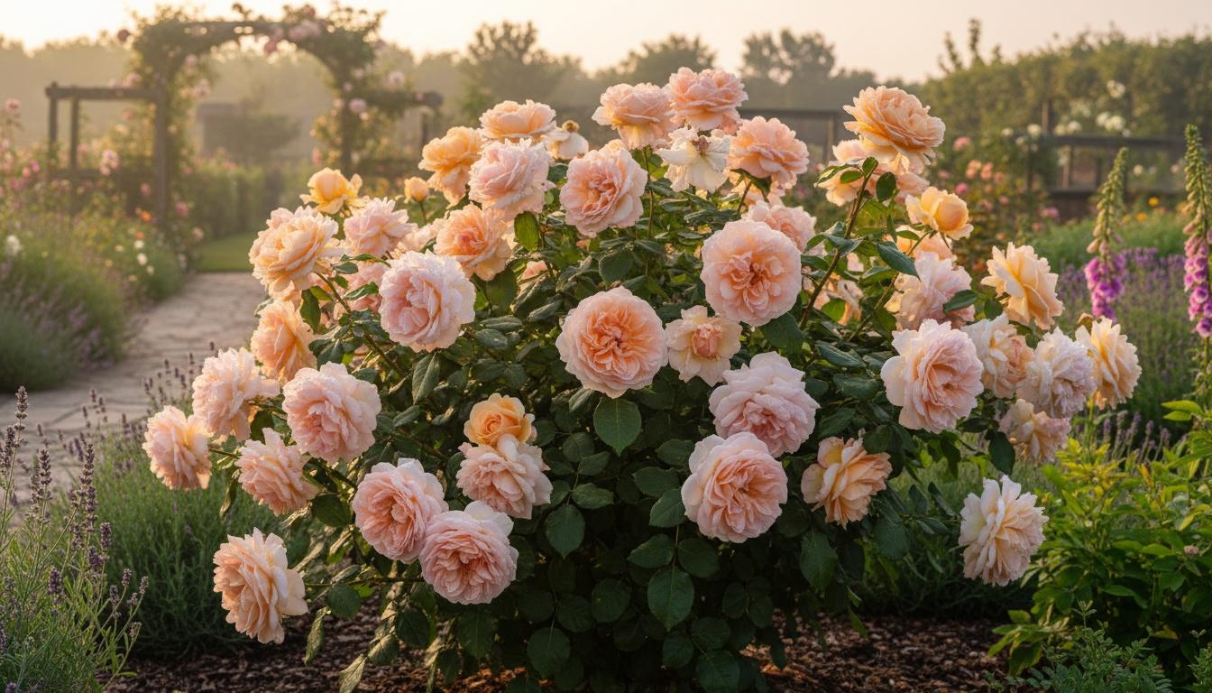 Princesse Charlene Rose (Rosa 'Princesse Charlene De Monaco') - Ground Layers