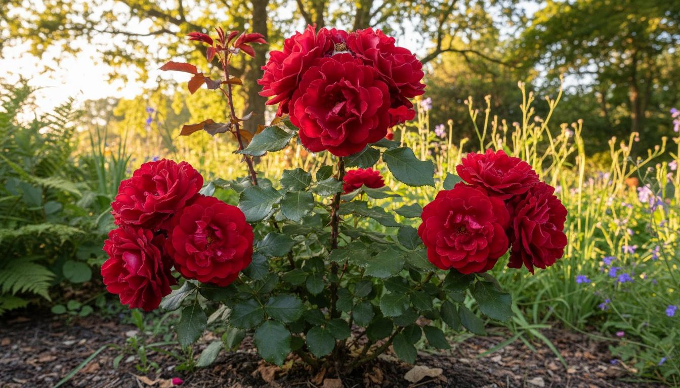 Radslam Radrazz Rose (Rosa 'Radslam') - Ground Layers