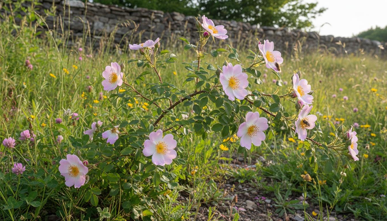 Sweet Briar Rose (Rosa Eglanteria) - Ground Layers