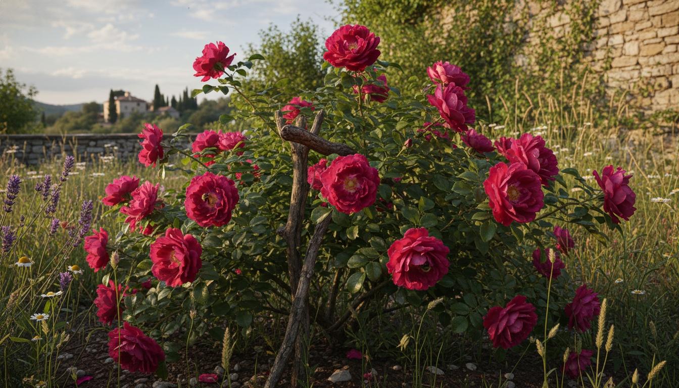 Garden Rose (Rosa Gallica) - Ground Layers