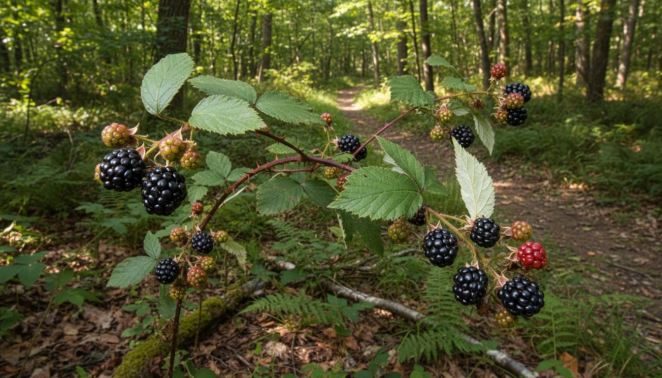 Allegheny Blackberry (Rubus Allegheniensis) - Ground Layers