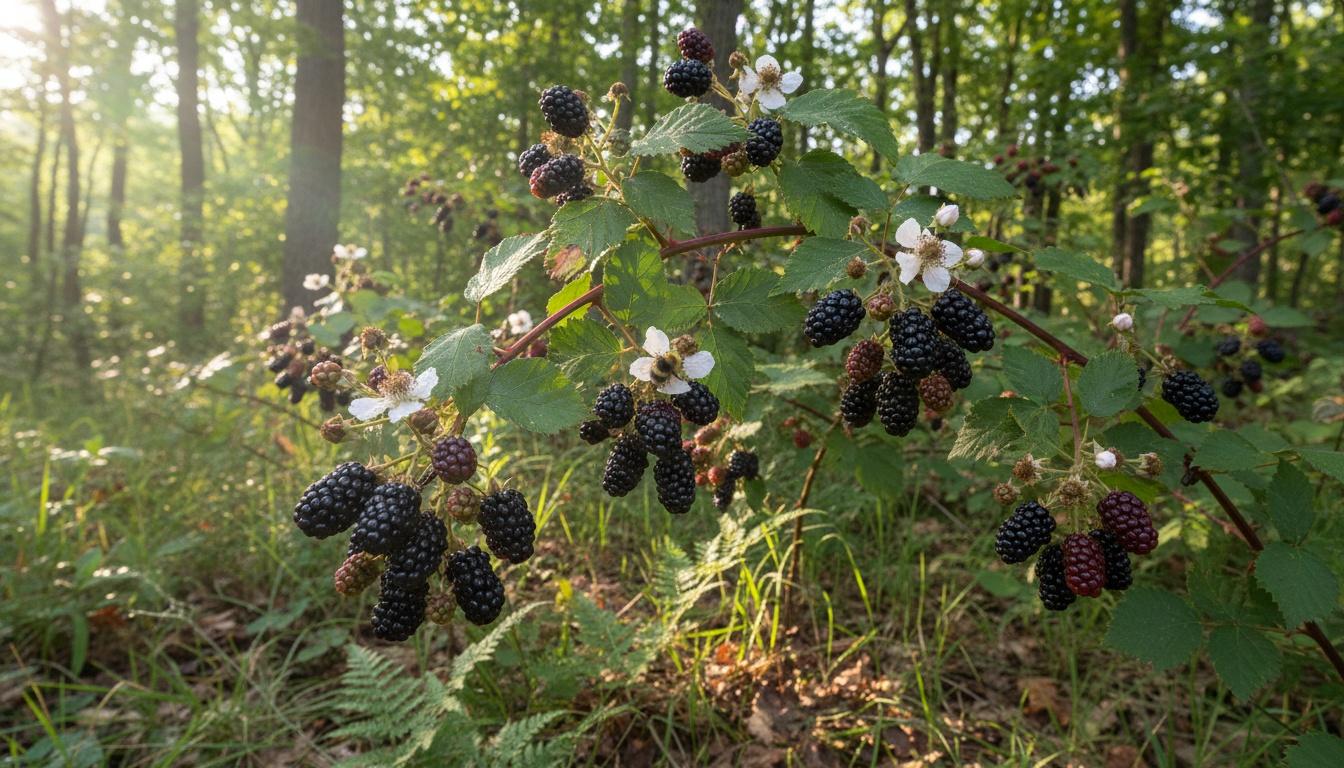 Natchez Blackberry (Rubus 'Natchez') - Fruit Trees
