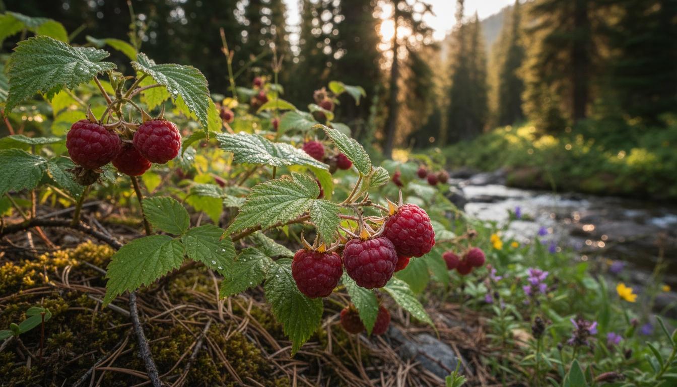 Delicious Raspberry Rocky Mountain Raspberry (Rubus Deliciosus) - Ground Layers