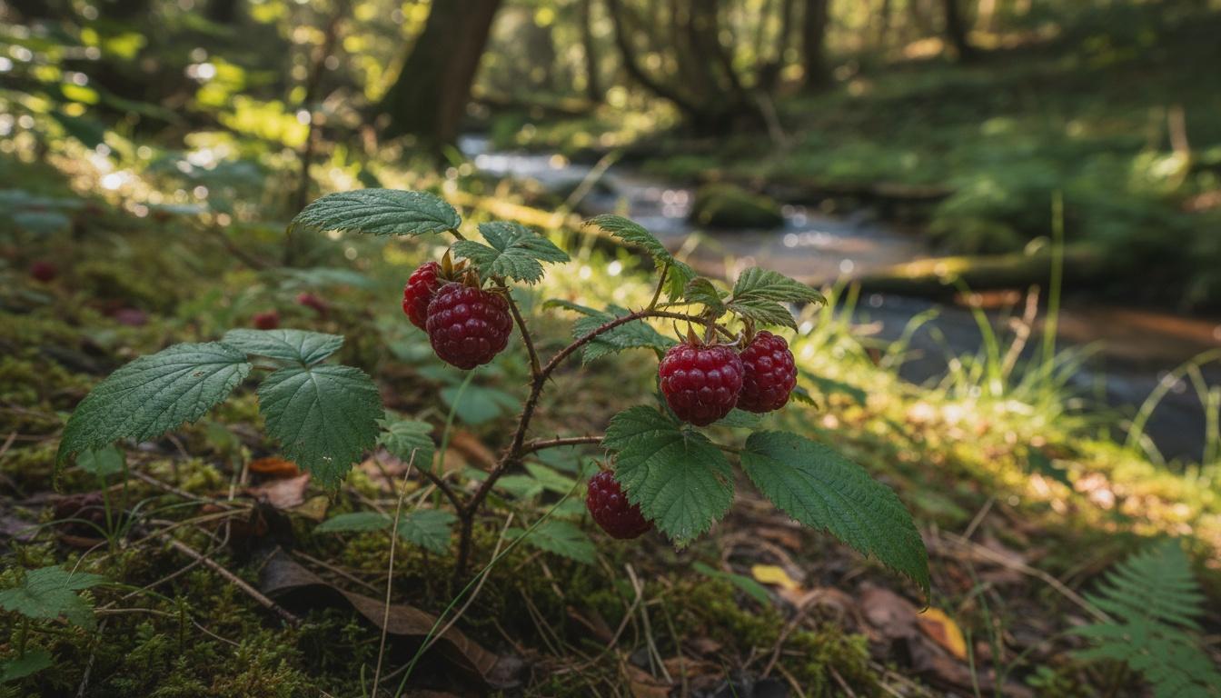 Jewel Raspberry (Rubus Illecebrosus) - Fruit Trees