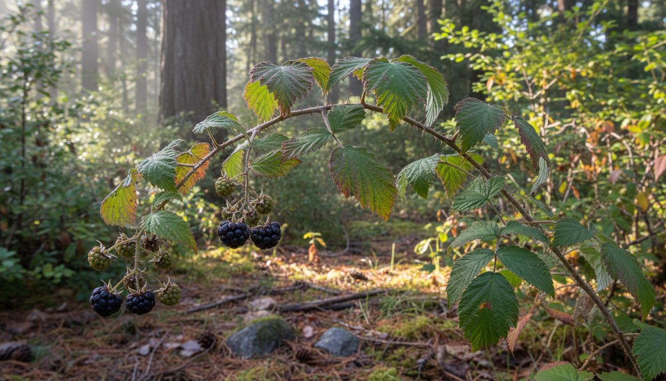 Whitebark Raspberry (Rubus Leucodermis) - Ground Layers
