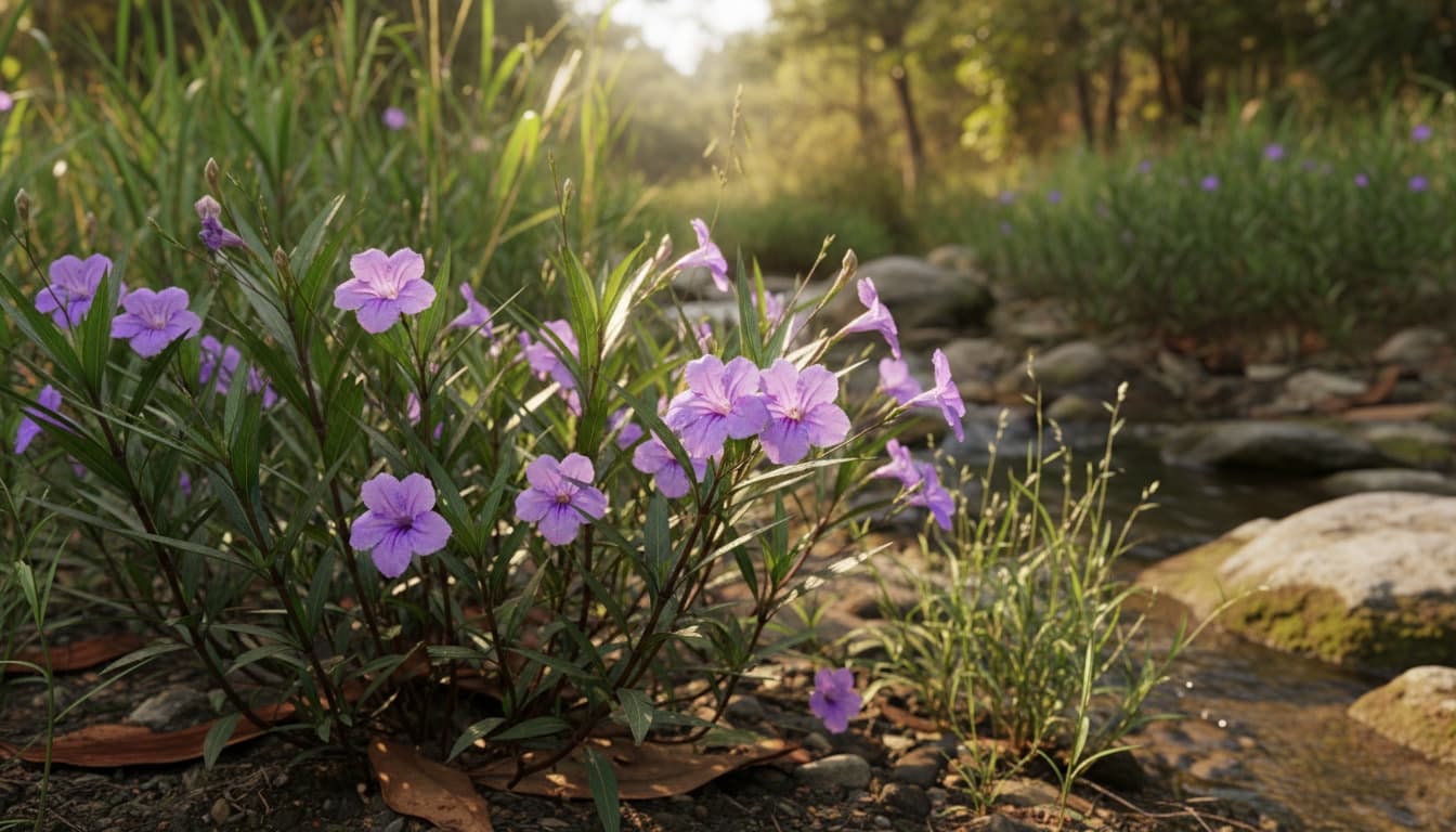 Mexican Petunia (Ruellia Brittoniana) - Perennials