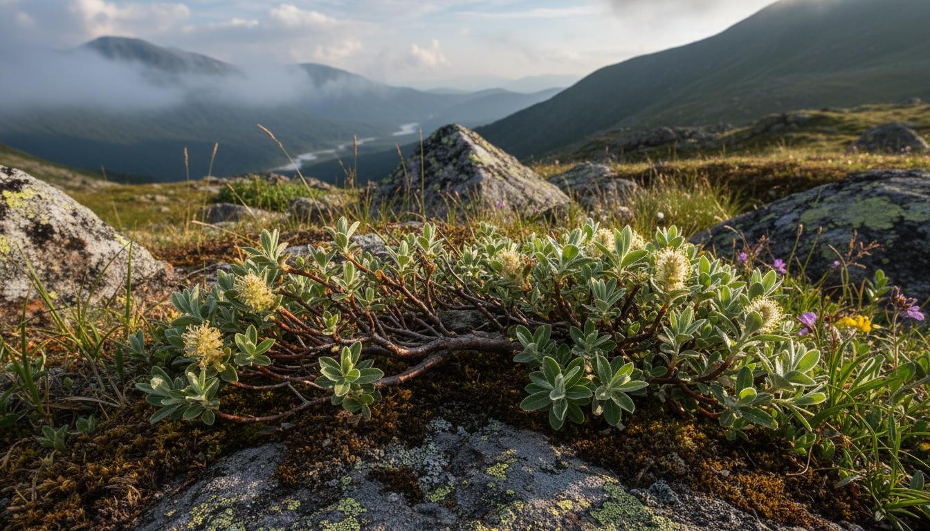 Yezo Dwarf Creeping Alpine Willow (Salix Nakamurana Var. Yezoalpina) - Ground Layers