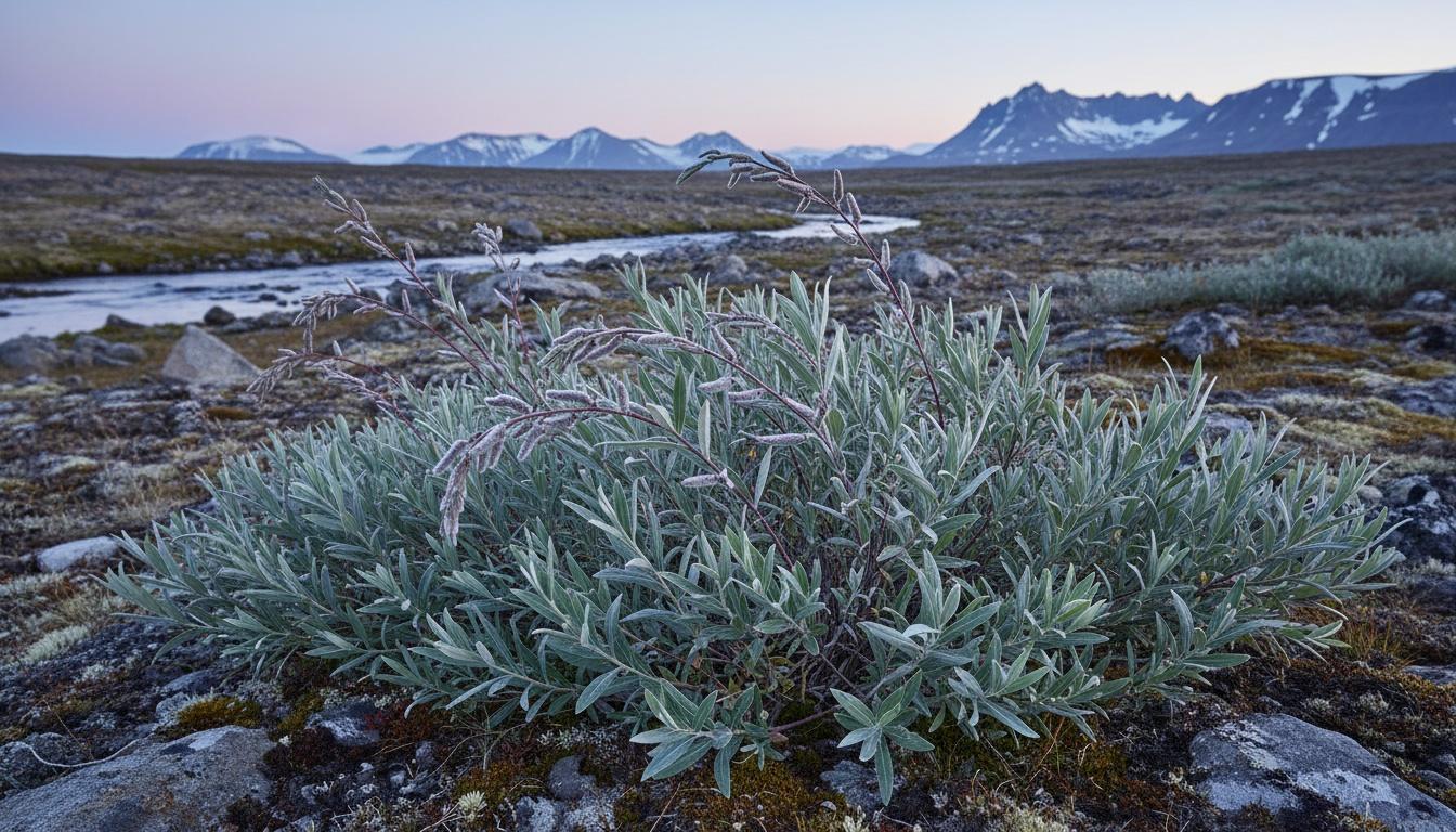 Blue Arctic Willow 'Nana' (Salix Purpurea 'Nana') - Ground Layers