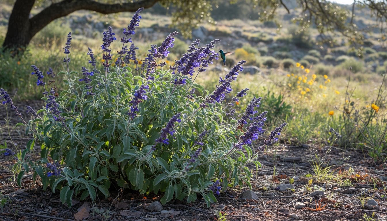Anise-Scented Sage (Salvia Guaranitica) - Perennials