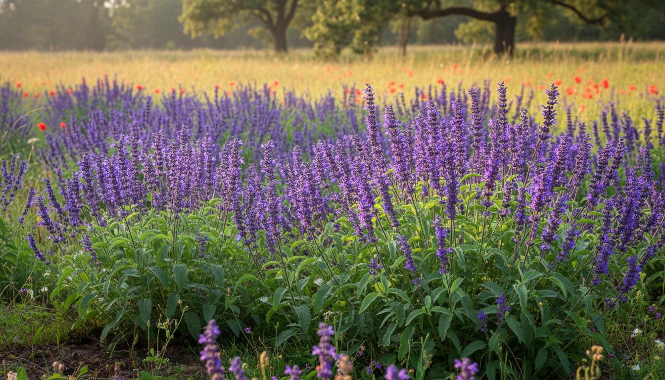 Meadow Or Woodland Sage 'Blue Hill' (Salvia Nemorosa 'Blue Hill') - Perennials