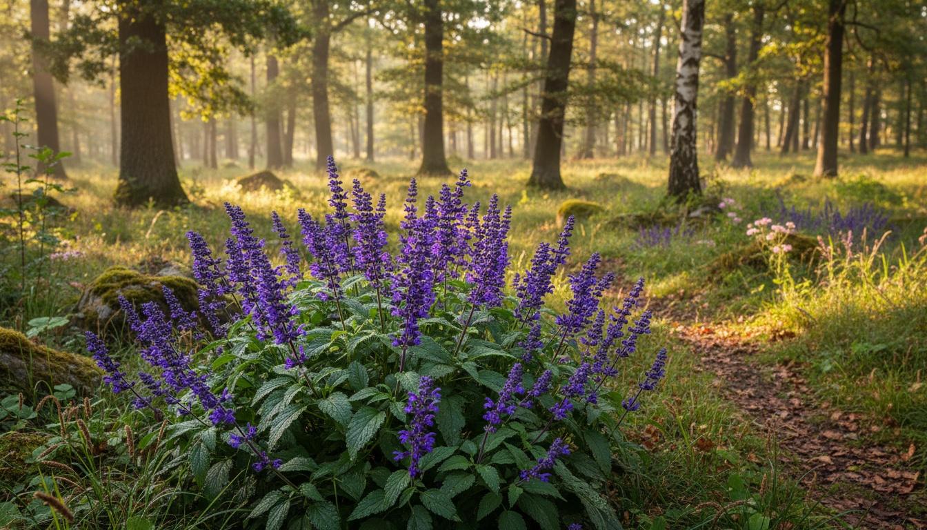 Meadow Or Woodland Sage 'Caramia' (Salvia Nemorosa 'Caramia') - Perennials