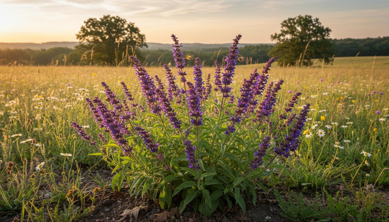 Meadow Maynight Sage (Salvia Nemorosa 'Maynight') - Perennials