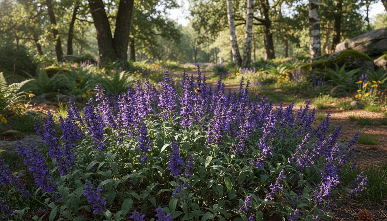 Blue Meadow Or Woodland Sage 'Perfect Profusion' (Salvia Nemorosa Pp31434 'Perfect Profusion') - Perennials