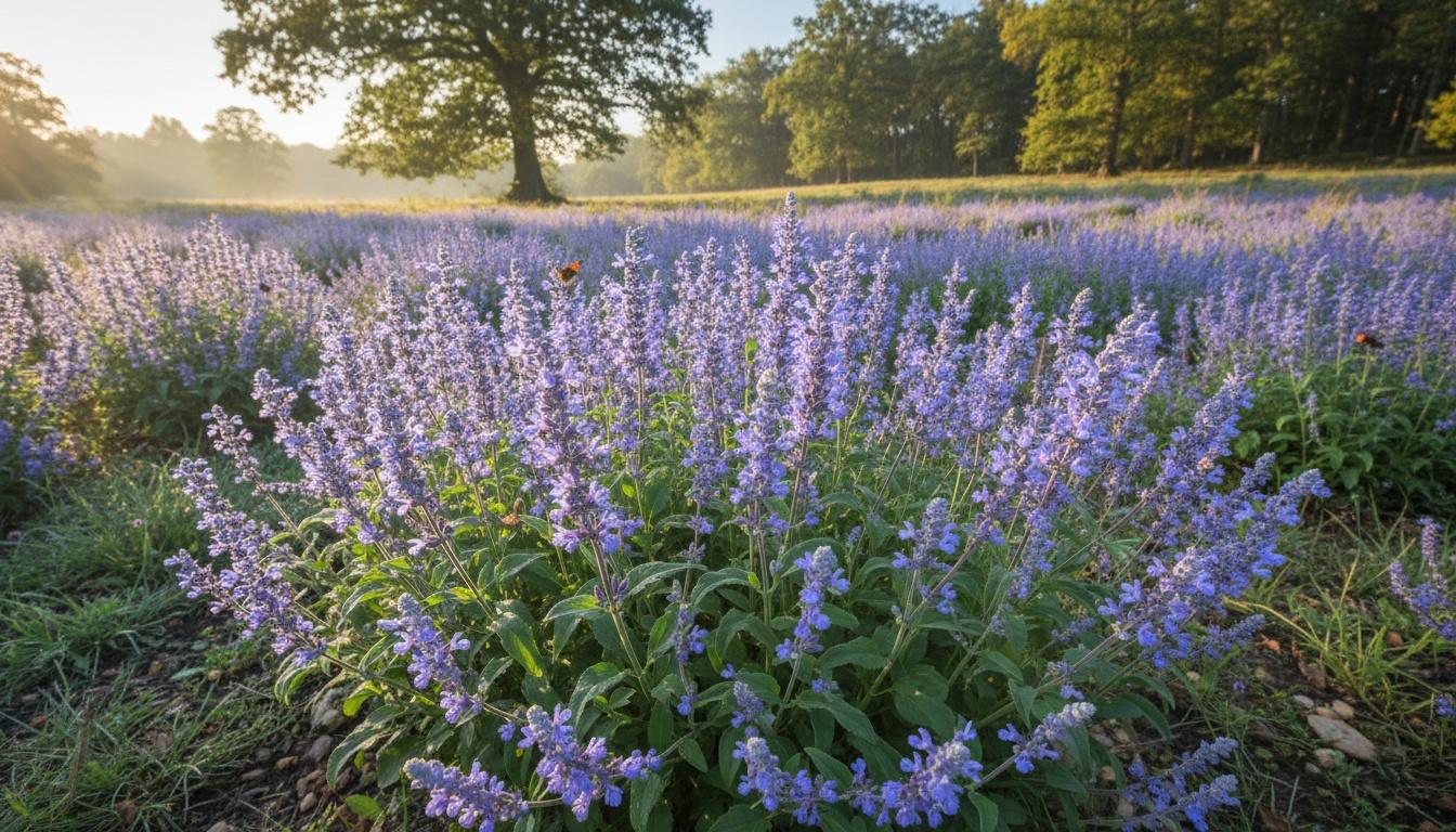 Meadow Or Woodland Sage 'Sensation ' (Salvia Nemorosa Sky Blue' 'Sensation') - Perennials