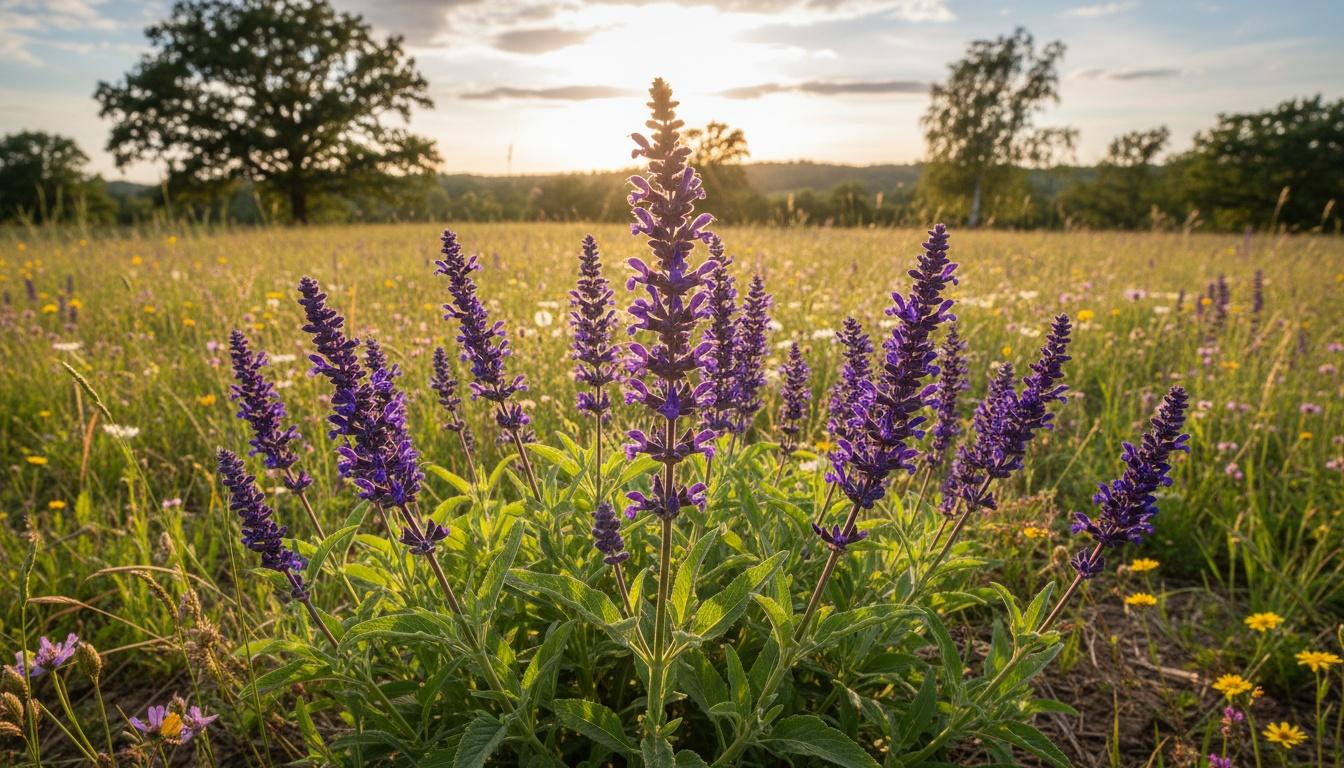 Meadow Or Woodland Sage 'Blue Marvel' (Salvia Nemorosa Usppp 'Blue Marvel') - Perennials