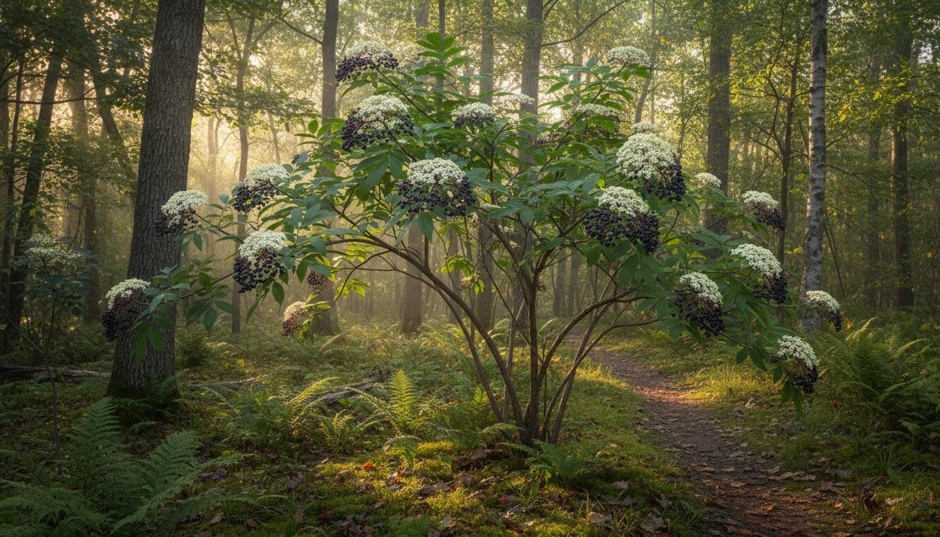 Elderberry 'Adams' (Sambucus Canadensis 'Adams') - Ground Layers