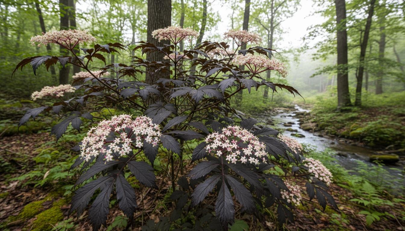 Black Elderberry 'Eva' Pp15575 Black Lace® Pp15575 Black Lace® (Sambucus Nigra 'Eva') - Ground Layers