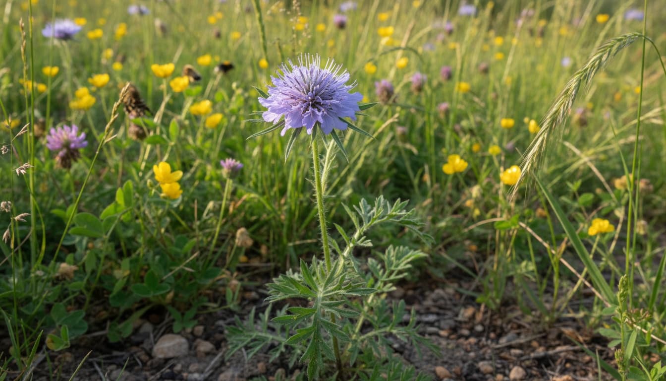 Pincushion Flower (Scabiosa Columbaria) - Perennials