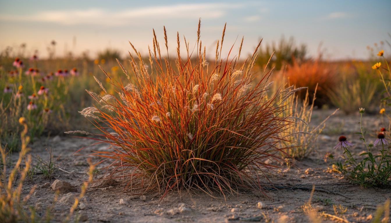 Little Bluestem 'Blaze' (Schizachyrium Scoparium 'Blaze') - Grasses