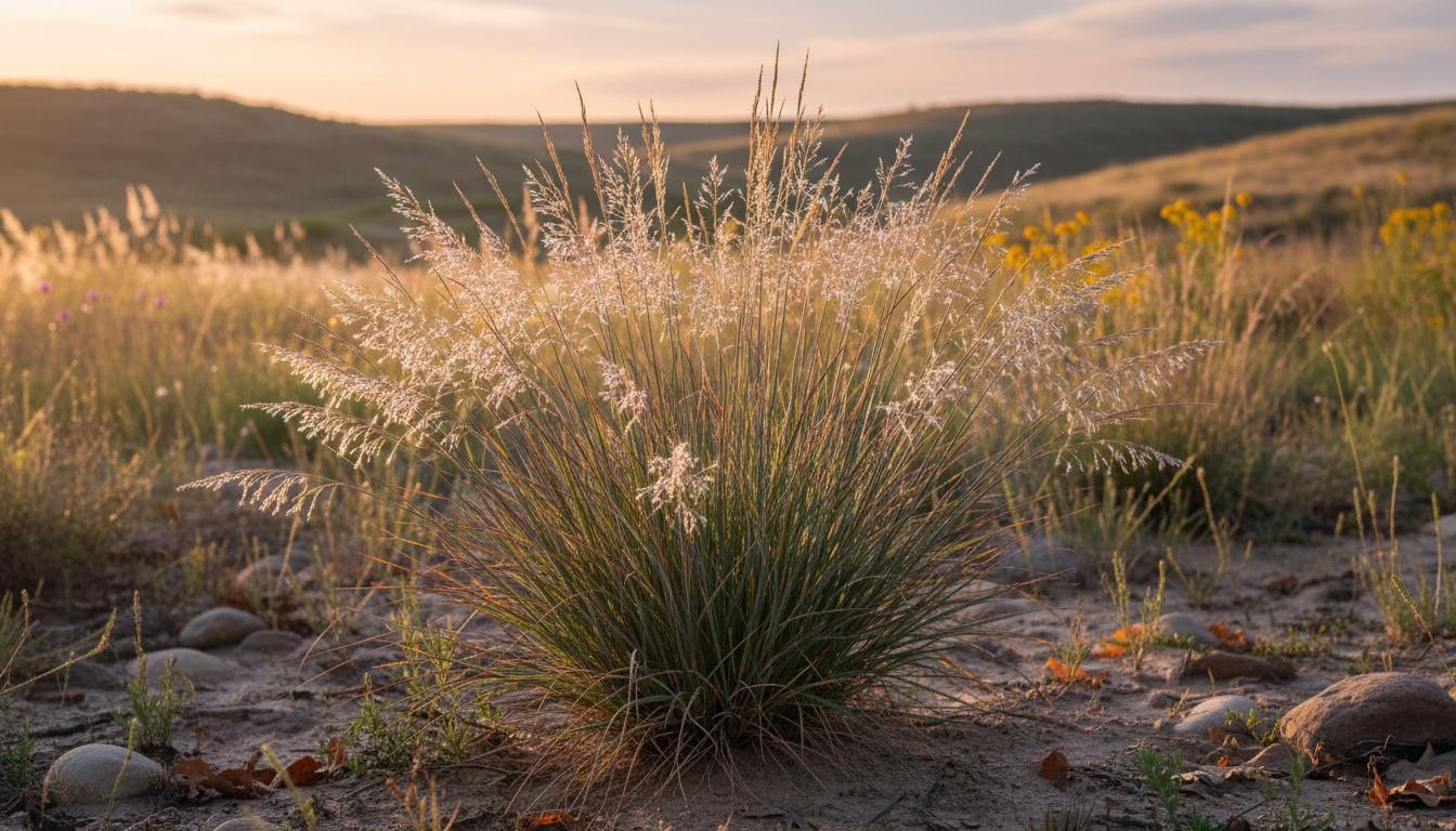 Little Bluestem 'Shining Star' (Schizachyrium Scoparium 'Shining Star') - Grasses