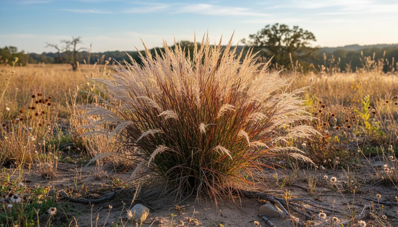 Little Bluestem 'Nonwrrar' (Schizachyrium Scoparium Little Arrow 'Nonwrrar') - Grasses