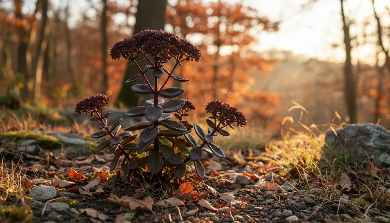 Upright Autumn Stonecrop 'N Grow® ' (Sedum Rock Back In Black' Pp33632 'N Grow®') - Succulents
