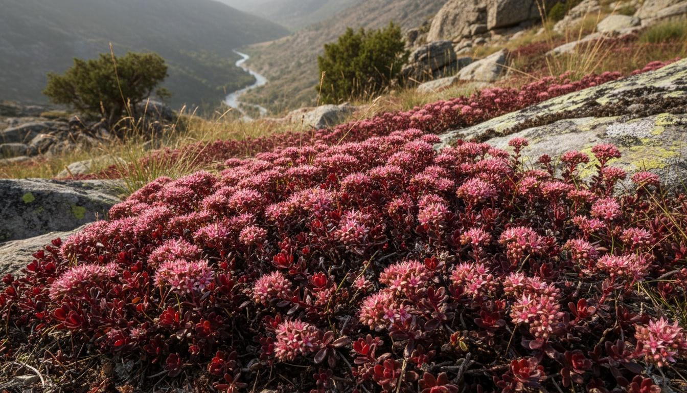 Stonecrop 'Fuldaglut' (Sedum Spurium 'Fuldaglut') - Succulents