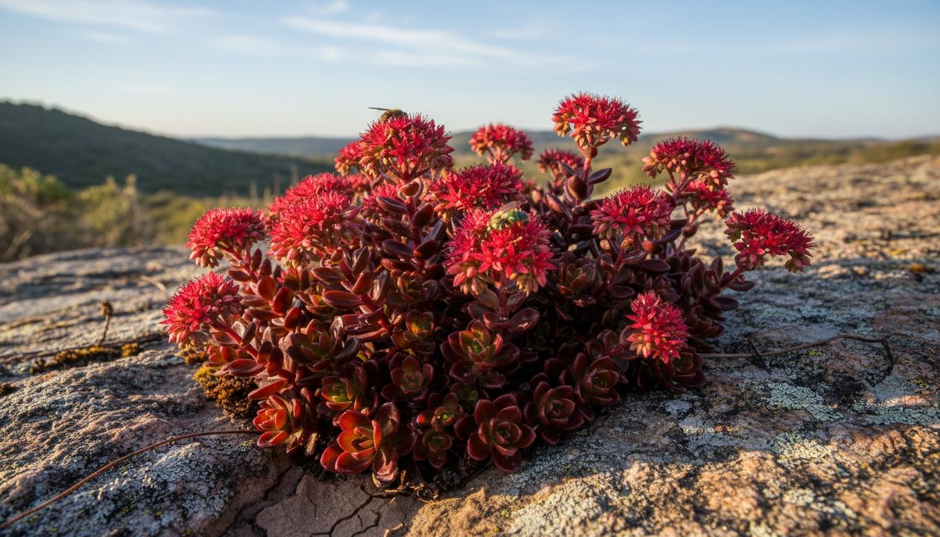 Stonecrop 'Voodoo' (Sedum Spurium 'Voodoo') - Succulents