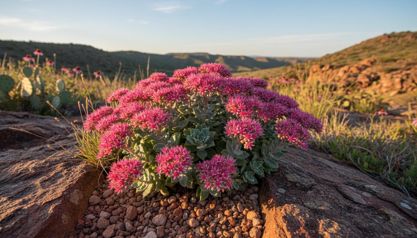 Stonecrop 'Dazzleberry' (Sedum Sunsparkler® Pp22457 'Dazzleberry') - Succulents