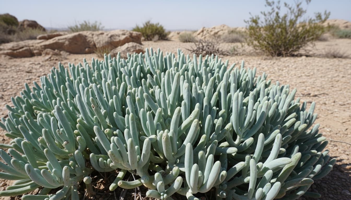 Blue Chalksticks (Senecio Mandraliscae) - Succulents