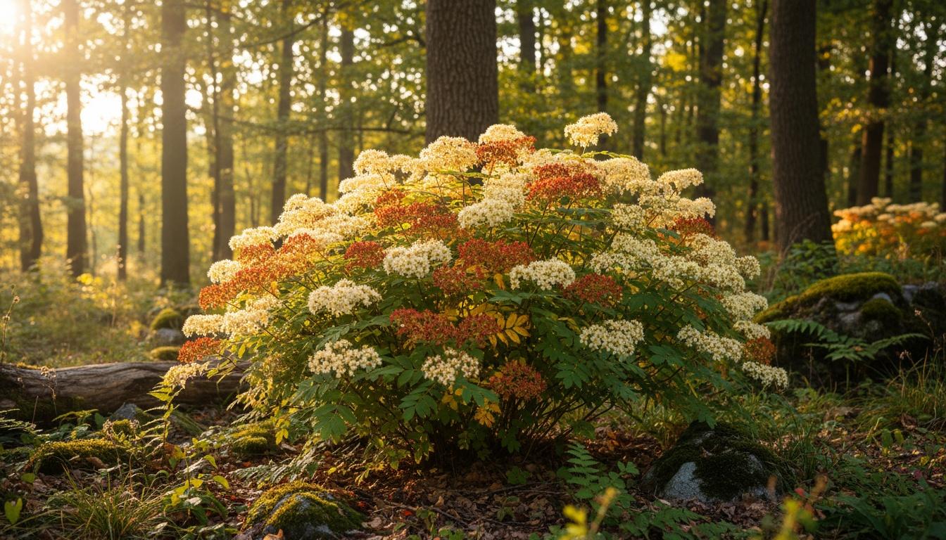 Dwarf Ash Leaf Or False Spirea 'Bococot' Ppaf Cherry On Top™ Ppaf Cherry On Top™ (Sorbaria Sorbifolia 'Bococot') - Ground Layers
