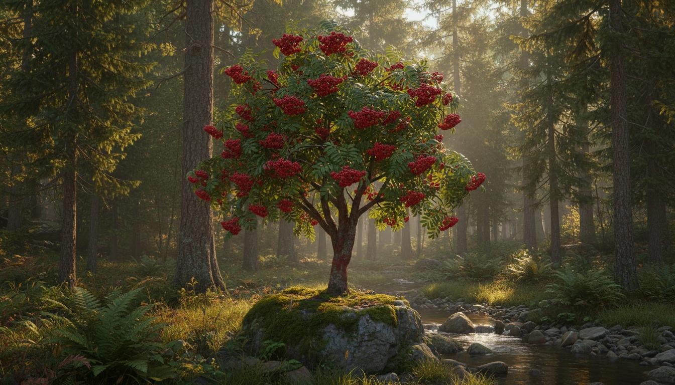 Rowan European Mountain Ash 'Michred' Cardinal Royal® Cardinal Royal® (Sorbus Aucuparia 'Michred') - Flowering Trees