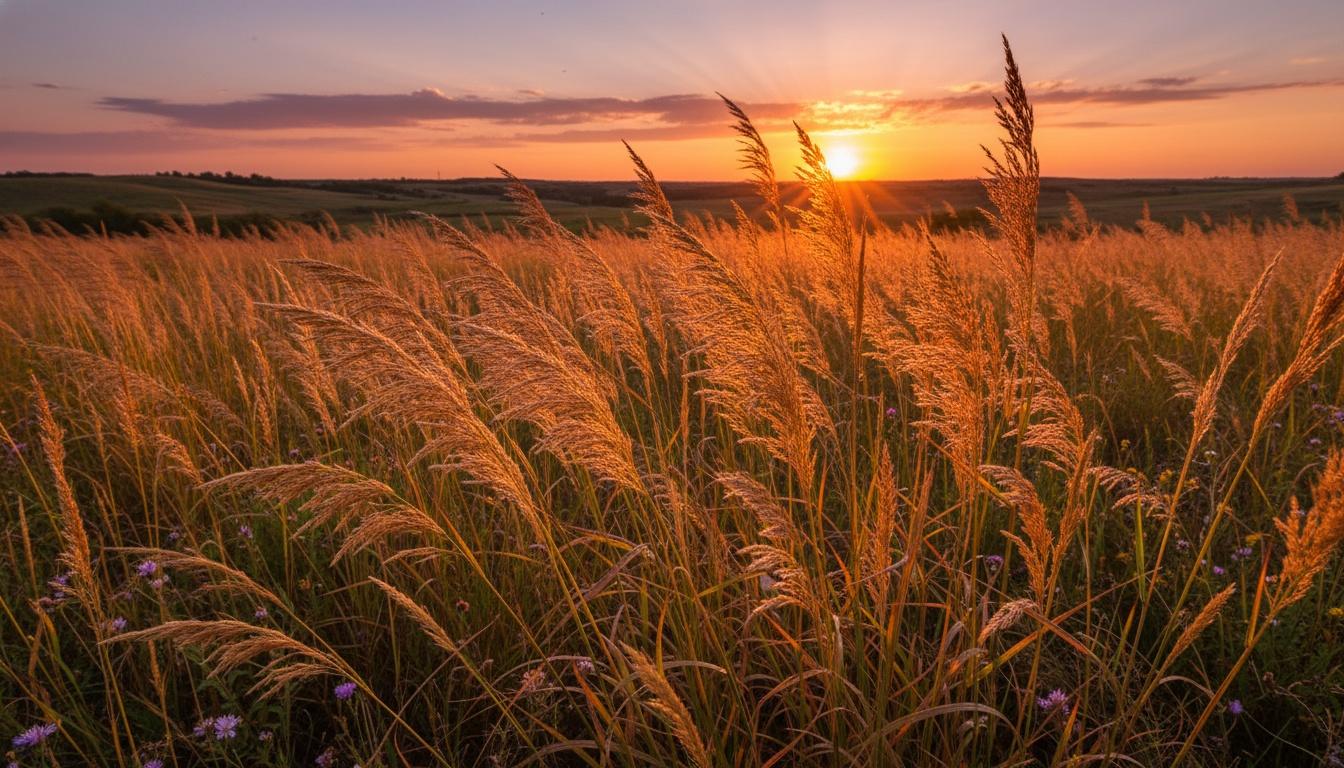 Indiangrass Yellow Prairie Grass 'Mnyg318153' Golden Sunset® Golden Sunset® (Sorghastrum Nutans 'Mnyg318153') - Grasses